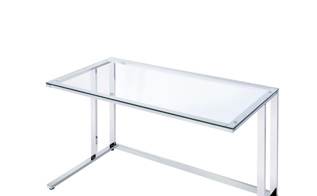 ACME Furniture Tyrese Glass Top Writing Desk - SKU 93100